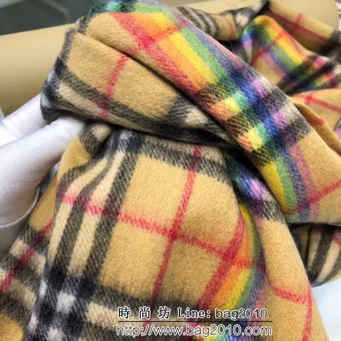 BURBERRY巴寶莉 秋冬限量紀念款 Vintage格紋經典款長圍巾 LLWJ6415